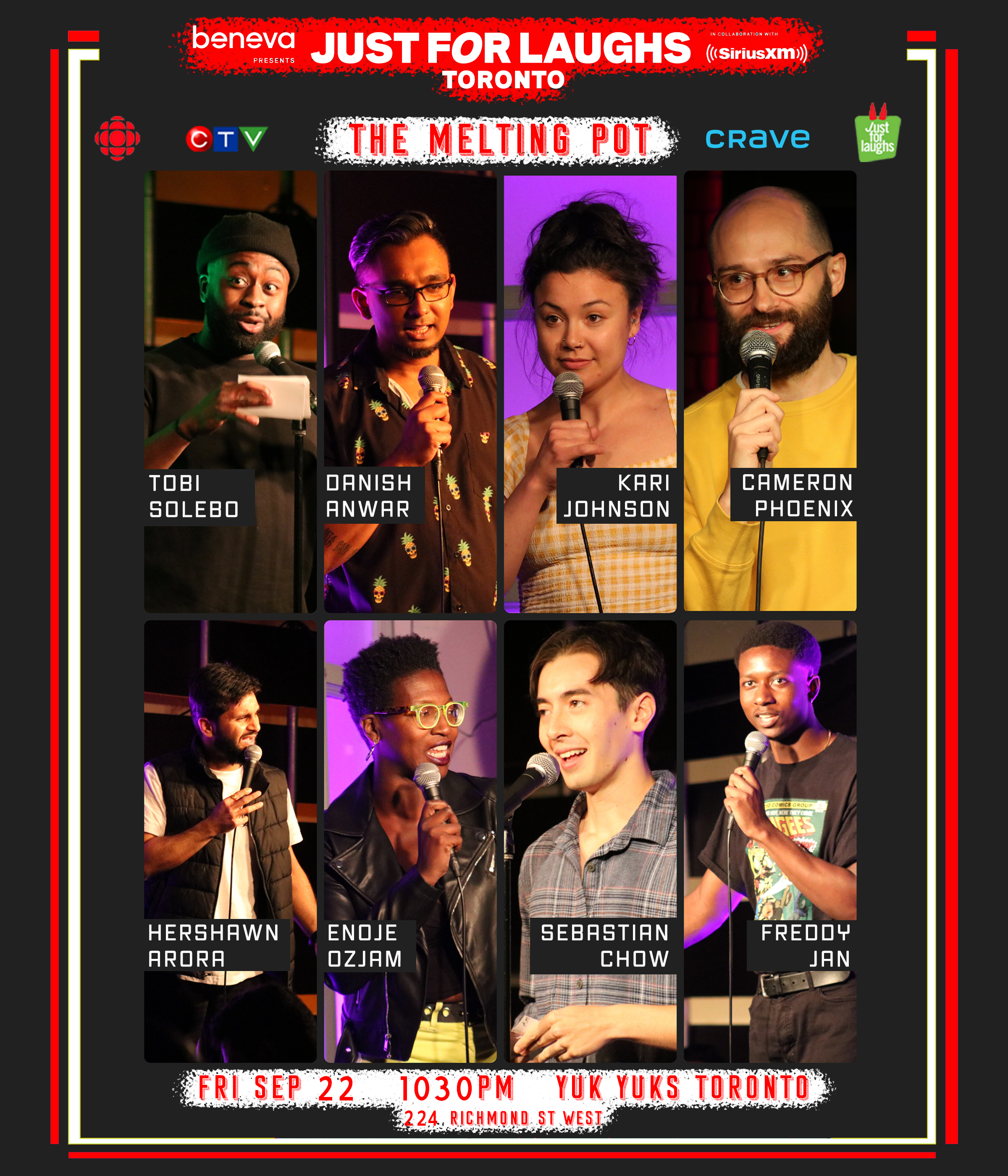 The Melting Pot: Just For Laughs Toronto - Toronto Comedy All Stars